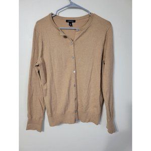 Women's Land's End Cotton Button Down Sweater Size Small